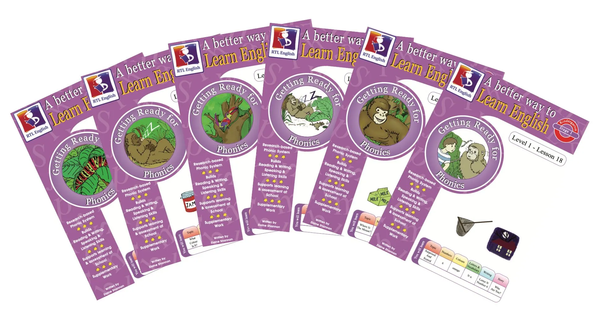 Getting Ready For Phonics - Workbooks 13-18