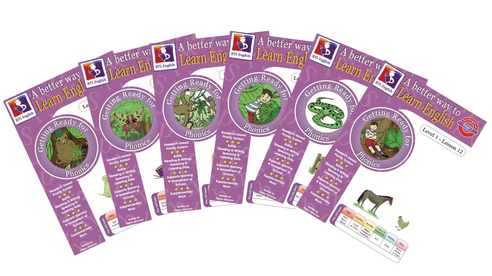 Getting Ready For Phonics - Workbooks 7-12